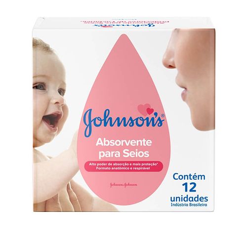 Absorventes para Seios Johnsons 12 unidades