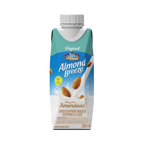 Bebida à Base de Amêndoa Original Blue Diamond Almond Breeze Caixa 250ml