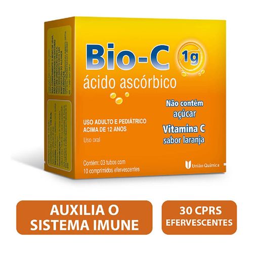 Bio C 1g 30 Comprimidos Efervecentes