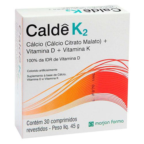 Calde K2 30 Comprimidos Revestidos