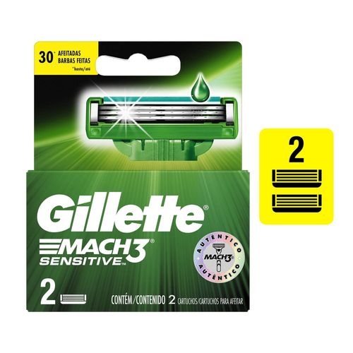 Carga Mach3 Sensi 02Un - Gillette Mach3