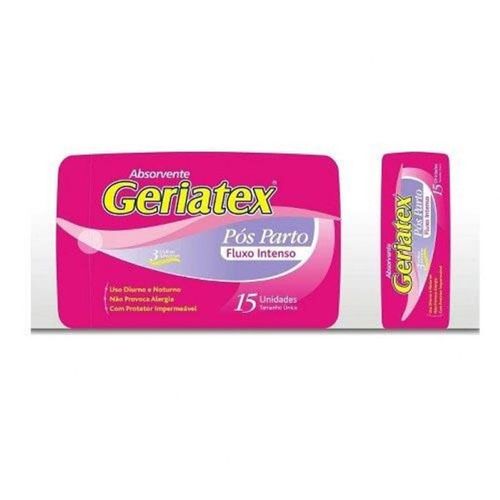 Absorvente Pós Parto Geriatex 15Un - Geriatex