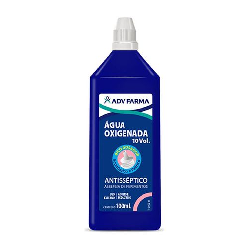 Água Oxigenada Adv 10 Volume 100Ml - Adv