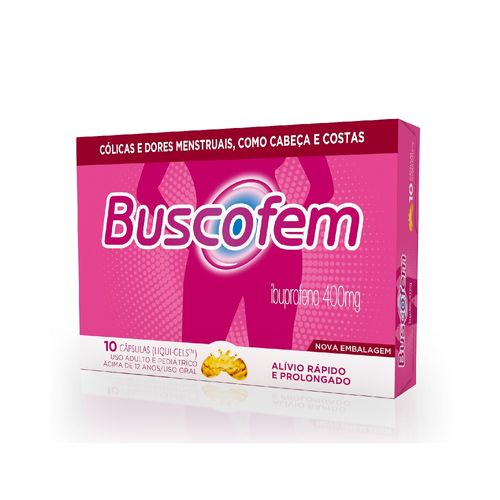 Buscofem 400mg 10 Cápsulas