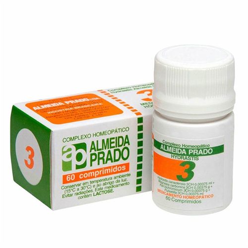 Nr3 Complexo Homeopatico Almeida Prado 60 Comprimidos - Almeida Prado