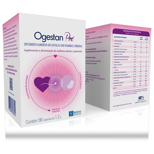 Ogestan Pré com 90 cápsulas