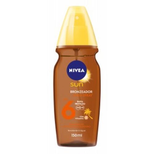 Óleo Bronzeador Nivea Sun Spray Fps6 150Ml - Nivea Sun