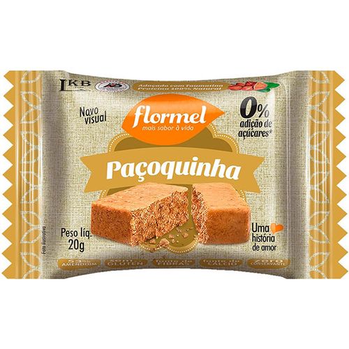 Pacoquinha Flormel Zero 20G - Flormel