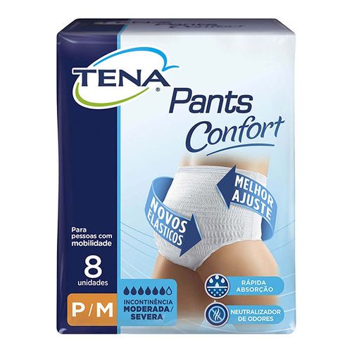 Roupa Íntima Tena Pants Cnft Para M Com 8Un - Tena