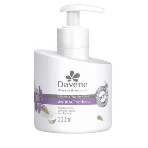 Sabonete Líquido Mãos Antibacteriano 300ml Verbena Davene