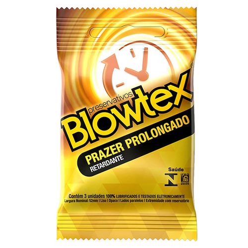 Preservativo Blowtex Retardante 3Un - Blowtex