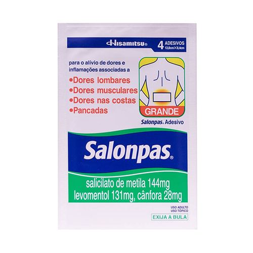 Salonpas - Adesivo Grande - 4 unidades