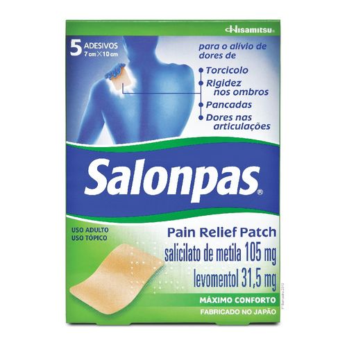 SALONPAS® Pain Relief Patch C/ 5 Unidades