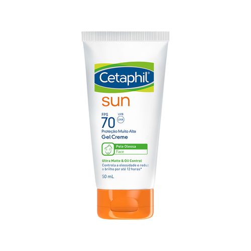 Protetor Solar Cetaphil Sun Sem Cor Fps 70 50ml