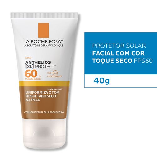 Protetor Solar Facial La Roche Posay Anthelios Xl Protect - Morena Mais - FPS 60 - 40g