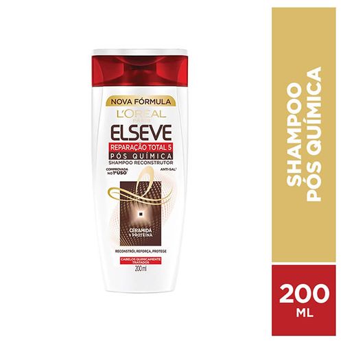 Shampoo Elseve Rt5 Quim 200Ml - Elseve