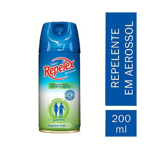 Repelente Aerossol Suave Repelex Frasco 200ml Spray