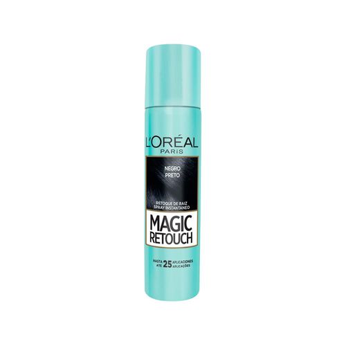 Retoque de Raiz LOréal Paris Spray Instantâneo Magic Retouch Preto, 75ml