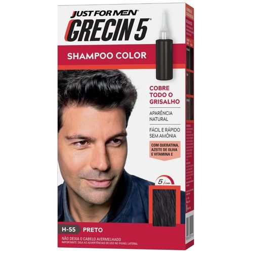 Shampoo Tonalizante Grecin Color 5 Preto - Grecin 5