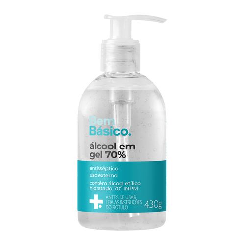 Álcool Gel Bem Básico 70 430g