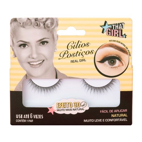 Cílios Postiços Real Girl 3D