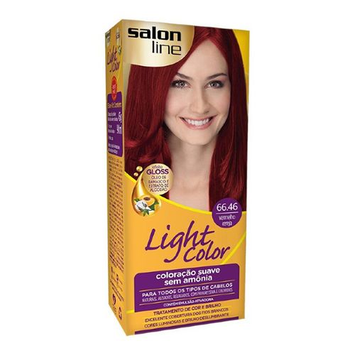 Tintura Salon Line Light Color Profissional 66.46 Vermelho Cere - Salon Line Light Color