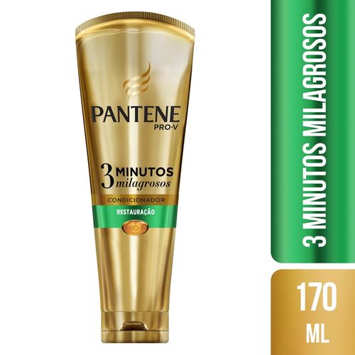 Condicionador Pant 3Min Restauração 170Ml - Pantene