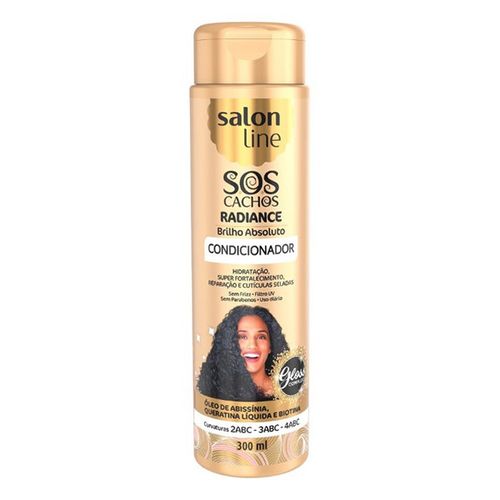 Condicionador Sos Radia Brilho Absolu 300Ml - Salon Line