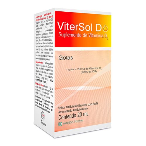 Vitersol D Gotas 20ml