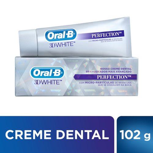 Creme Dental Oral B White Perfection 102G - Oral B 3D White