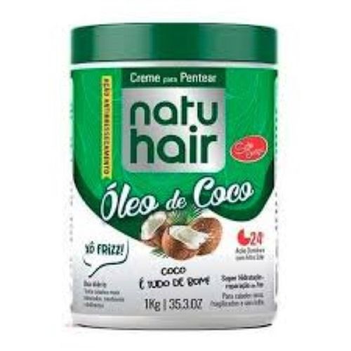 Creme Pentear Natuhair Óleo Coco 1Kg - Skafe