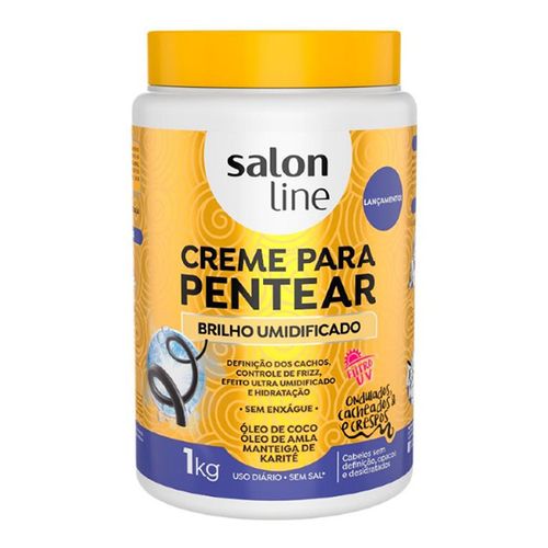 Creme Pentear Salon Line Brilho Umidificador 1Kg - Salon Line