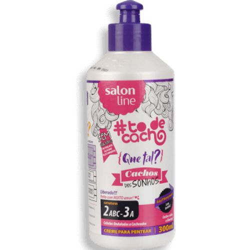 Creme Pentear Salon Line Cacho Todecacho 300Ml - Salon Line To De Cacho