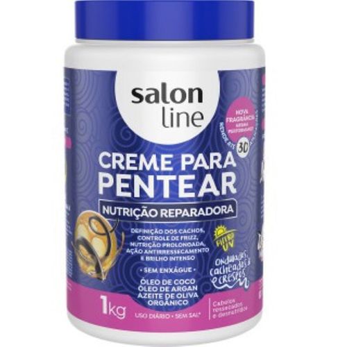 Creme Pentear Salon Line Nutri Reparador 1Kg - Salon Line