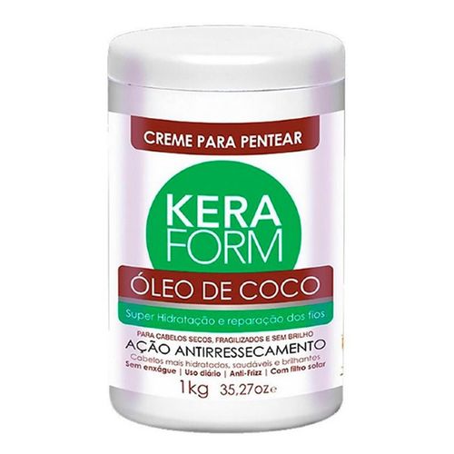 Creme Pentear Skafe Keraform Óleo Coco 1Kg - Skafe