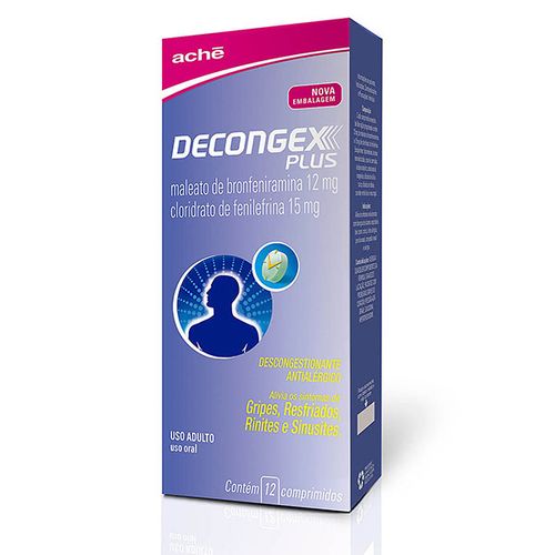 Descongex Plus - 12 comprimidos