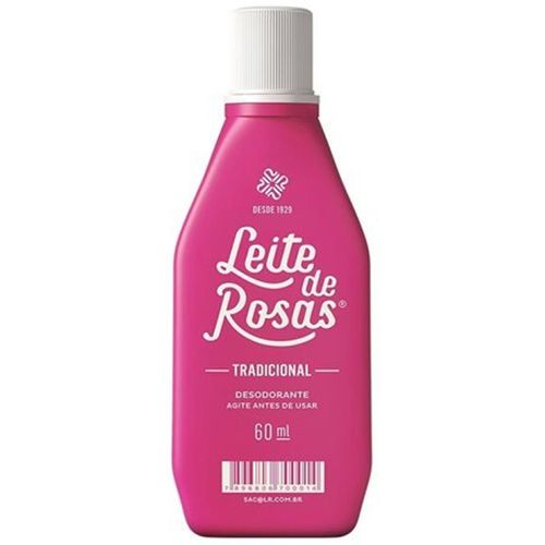 Desodorante Leite Rosa Tradicional 60Ml - Leite De Rosas