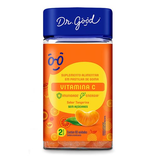 Dr. Good Vitamina C Sabor Tangerina 60 Gomas