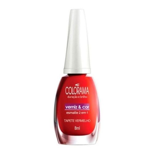 Esmalte Colorama Fashampoo Verniz Cor Tapete Vermelho 8Ml - Colorama
