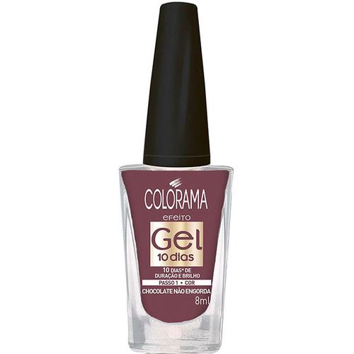 Esmalte Colorama Gel Chocolate Não Engorda 8Ml - Colorama