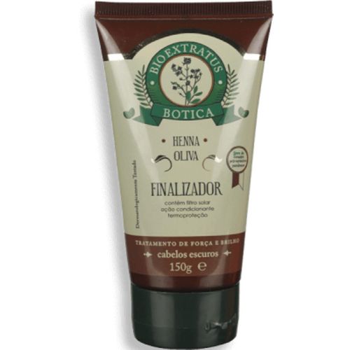 Finalizador Botica Henna para Cabelos Escuros 150g Bio Extratus