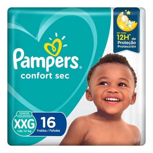 Fralda Pampers Confort Sec XXG - 16 unidades