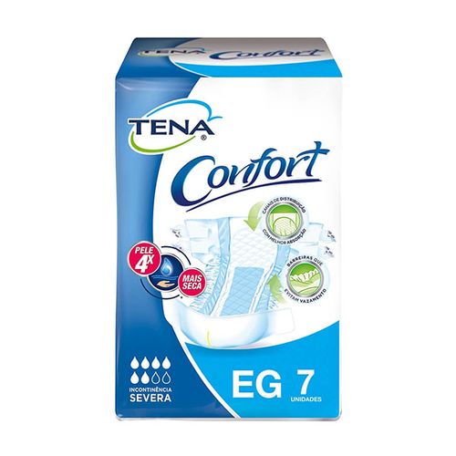 Fralda Geriátrica Tena Confort EG - 7 Unidades