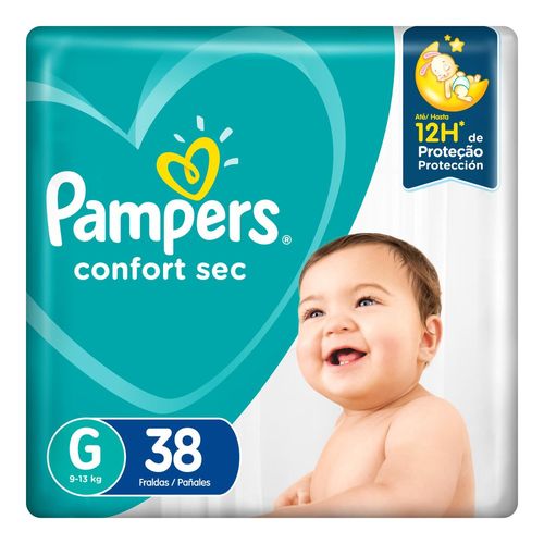 Fralda Pampers Confort Sec G - 38 unidades
