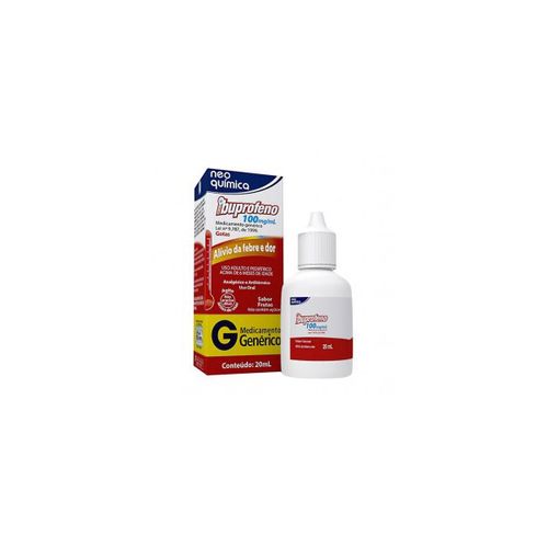 Ibuprofeno 100mg Sus Oral 20ml - Genérico - Neo Química