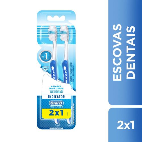 Kit Escova De Dentes Oral B Indicator Plus 30 - Leve 2 Pague 1 - Oral B Indicator