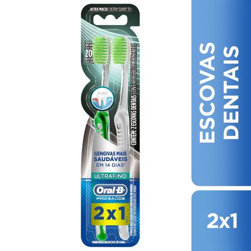 Kit Escova Oral B Ultrafino - Leve 2 Pague 1 - Oral B Pro Saude