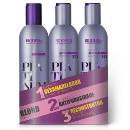 Kit Platinum Blond Radia Bioderm - Bioderm
