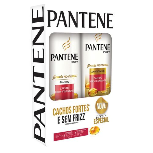 Kit Shampoo Pant 175Ml + Condicionador Cacho 175Ml - Pantene