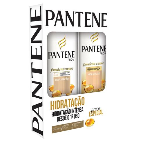 Kit Shampoo + Condicionador Pantene Hidratação 175ml Cada